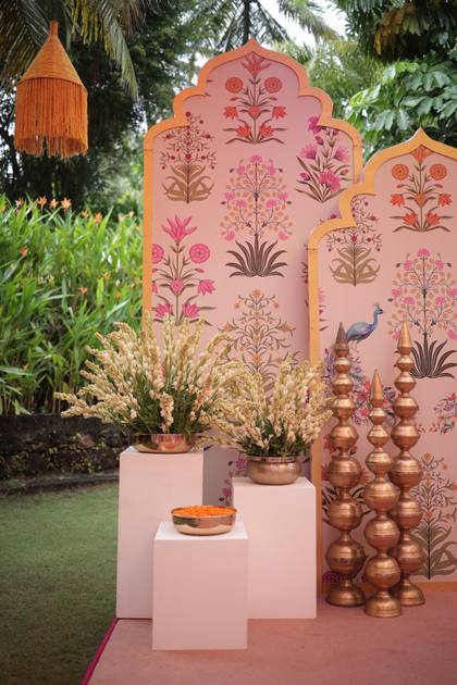 Backdrop and Photo-op — Mehendi decor — W GOA